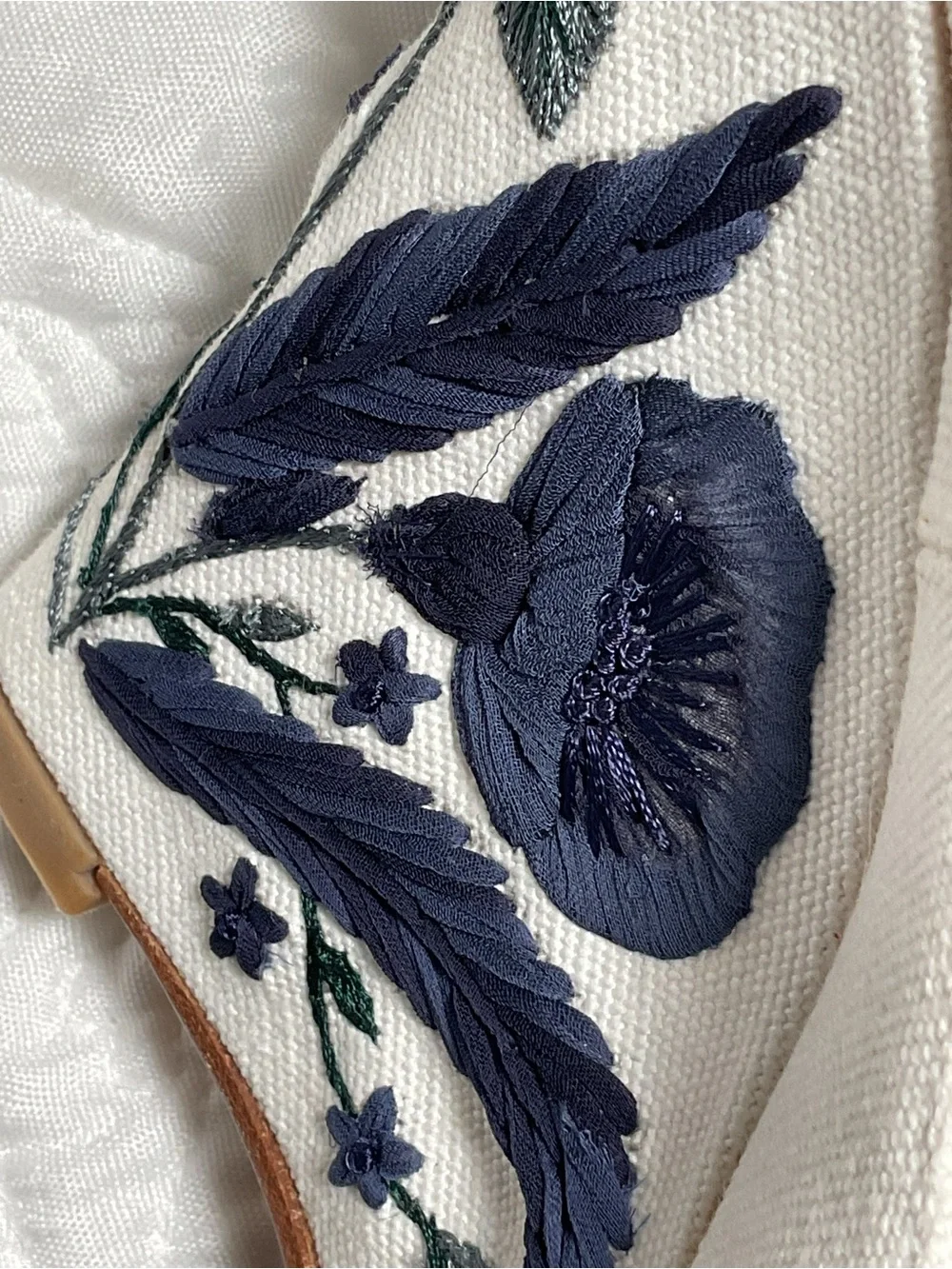 Gucci Horsebit Canvas Wedge with Embroidered Heels